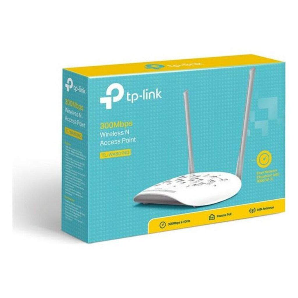 Επαναληπτικό Σημείο Πρόσβασης TP-Link TL-WA801N 300 Mbps 2.4 GHz Λευκό