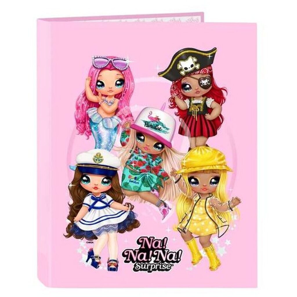 Φάκελος δακτυλίου Sparkle Na! Na! Na! Ανοιχτό Ροζ 26,5 x 33 x 4 cm