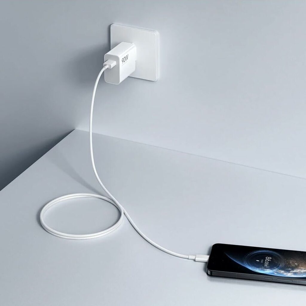 Φορτιστής Τοίχου + Καλώδιο USB A σε USB-C Xiaomi 90 W
