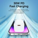 Φορτιστής Τοίχου Vention FAKW0-EU 30 W USB-C Κίτρινο