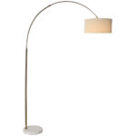 Φωτιστικό Δαπέδου Home ESPRIT Λευκό Μπεζ Χρυσό 126 x 40 x 193 cm