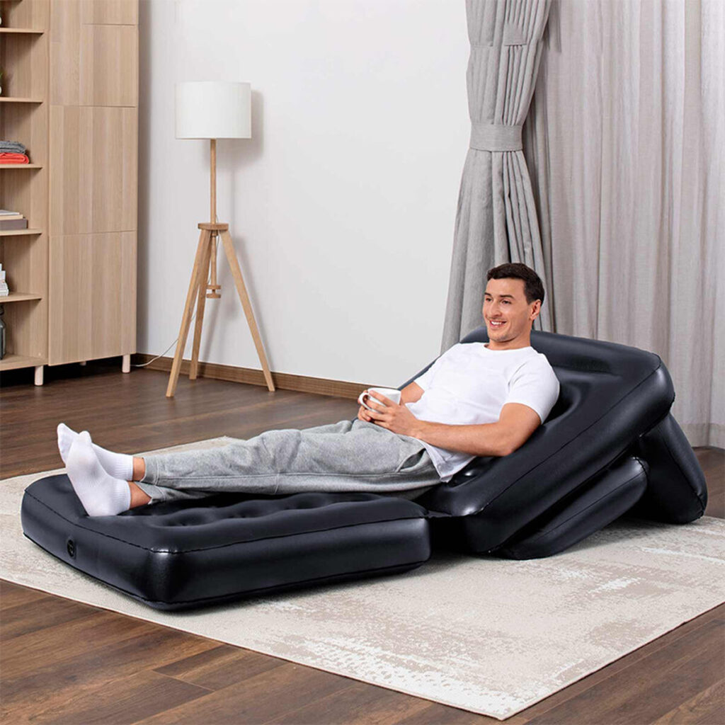 Φουσκωτή Καρέκλα Bestway 191 x 38 x 25 cm Μαύρο