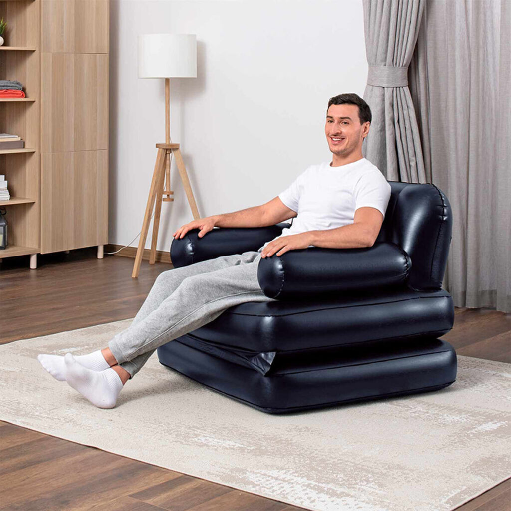Φουσκωτή Καρέκλα Bestway 191 x 38 x 25 cm Μαύρο