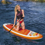 Φουσκωτή Κυματοσανίδα Paddle Surf με Αξεσουάρ Bestway Hydro-Force Πολύχρωμο 274 x 76 x 12 cm