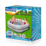 Φουσκωτή Πισίνα Bestway Γκρι 213 x 206 x 53 cm