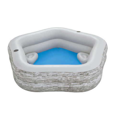 Φουσκωτή Πισίνα Bestway Γκρι 213 x 206 x 53 cm