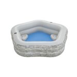Φουσκωτή Πισίνα Bestway Γκρι 213 x 206 x 53 cm