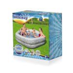 Φουσκωτή Πισίνα Bestway Γκρι 213 x 206 x 53 cm