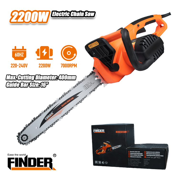 Ηλεκτρικό αλυσοπρίονο - 2200W - Finder - 197267
