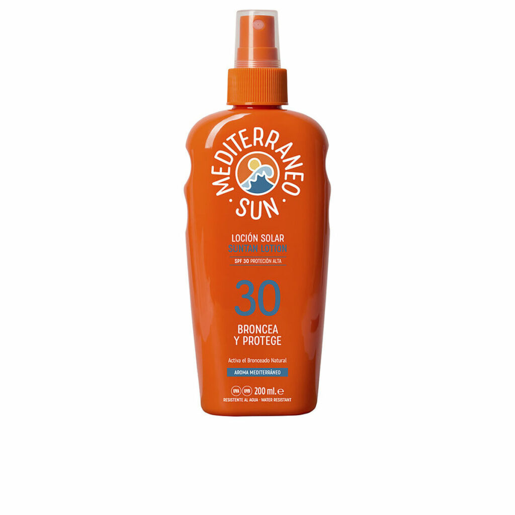 Ηλιακή Λοσιόν Mediterraneo Sun COCONUT MEDITERRANEO SUN Spf 30 200 ml Bronzer
