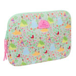 Κάλυμμα για Laptop Disney Princess Bloom Πράσινο Ροζ 15,6'' 39,5 x 27,5 x 3,5 cm