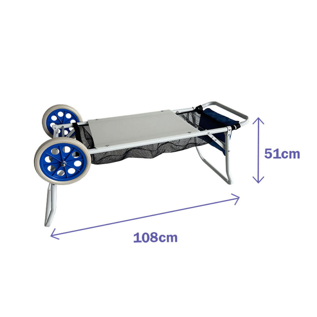 Κάρρο Πολλαπλών Χρήσεων Marbueno Λευκό PVC Χάλυβας Red 108 x 51 x 51 cm