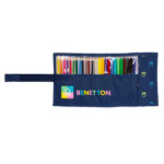 Κασετίνα Benetton Cool Ναυτικό Μπλε 7 x 20 x 7 cm Roll-up 27 Τεμάχια