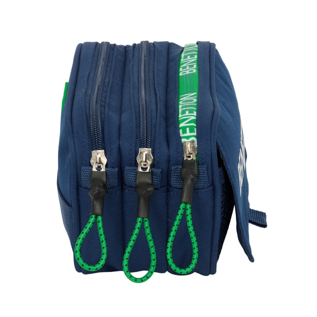 Κασετίνα Benetton Green Ναυτικό Μπλε 21,5 x 10 x 8 cm