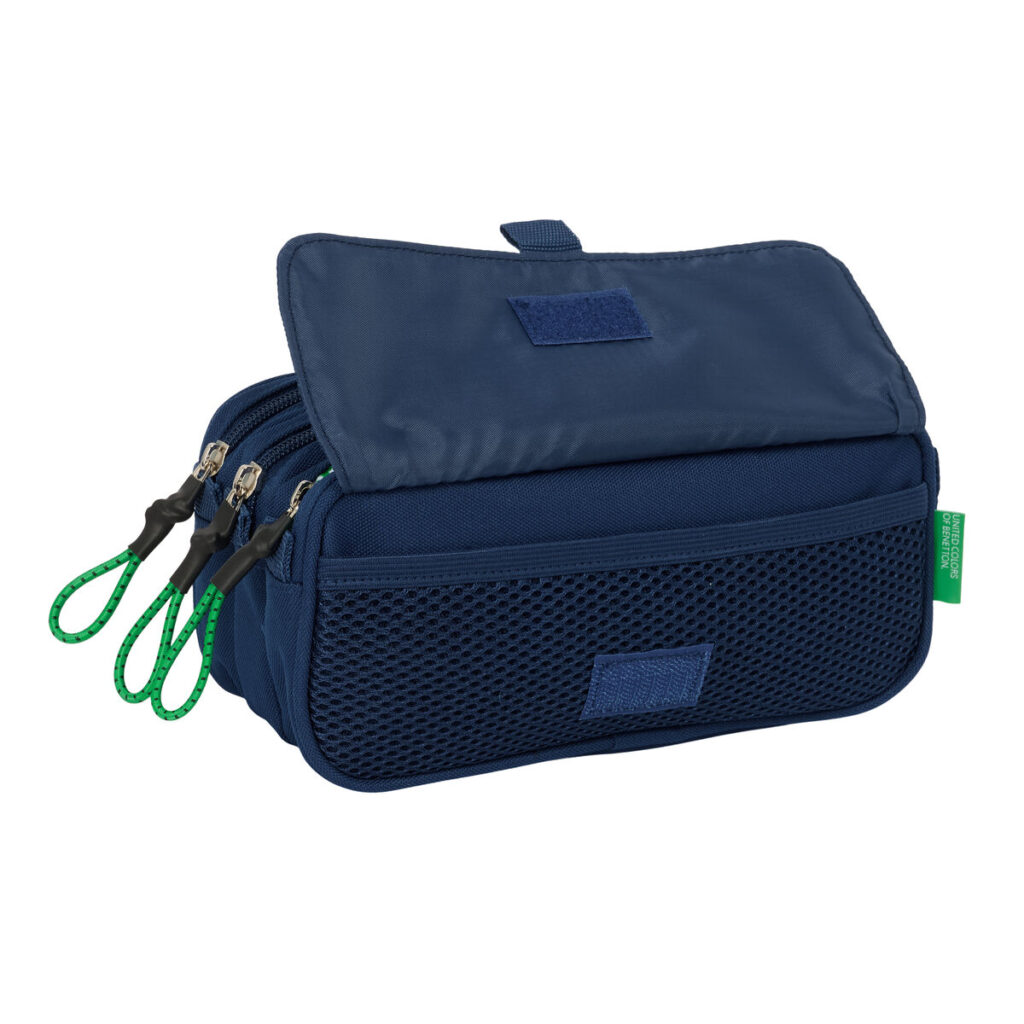 Κασετίνα Benetton Green Ναυτικό Μπλε 21,5 x 10 x 8 cm
