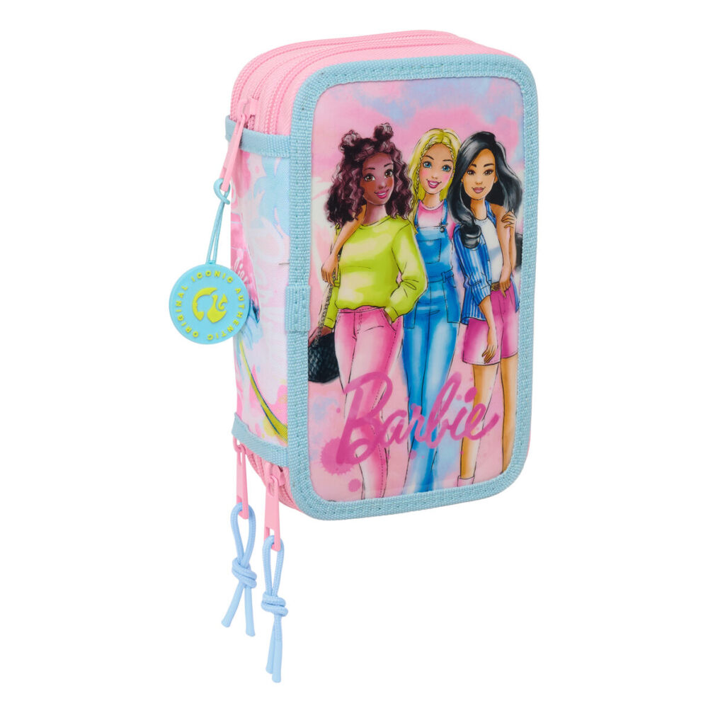 Κασετίνα με Aξεσουάρ Barbie Painterly Ροζ Sky μπλε 12,5 x 19,5 x 5,5 cm 37 Τεμάχια
