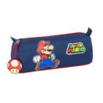 Κασετίνα Super Mario Trick Κόκκινο Σκούρο μπλε 21 x 8 x 7 cm