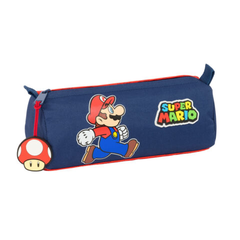 Κασετίνα Super Mario Trick Κόκκινο Σκούρο μπλε 21 x 8 x 7 cm