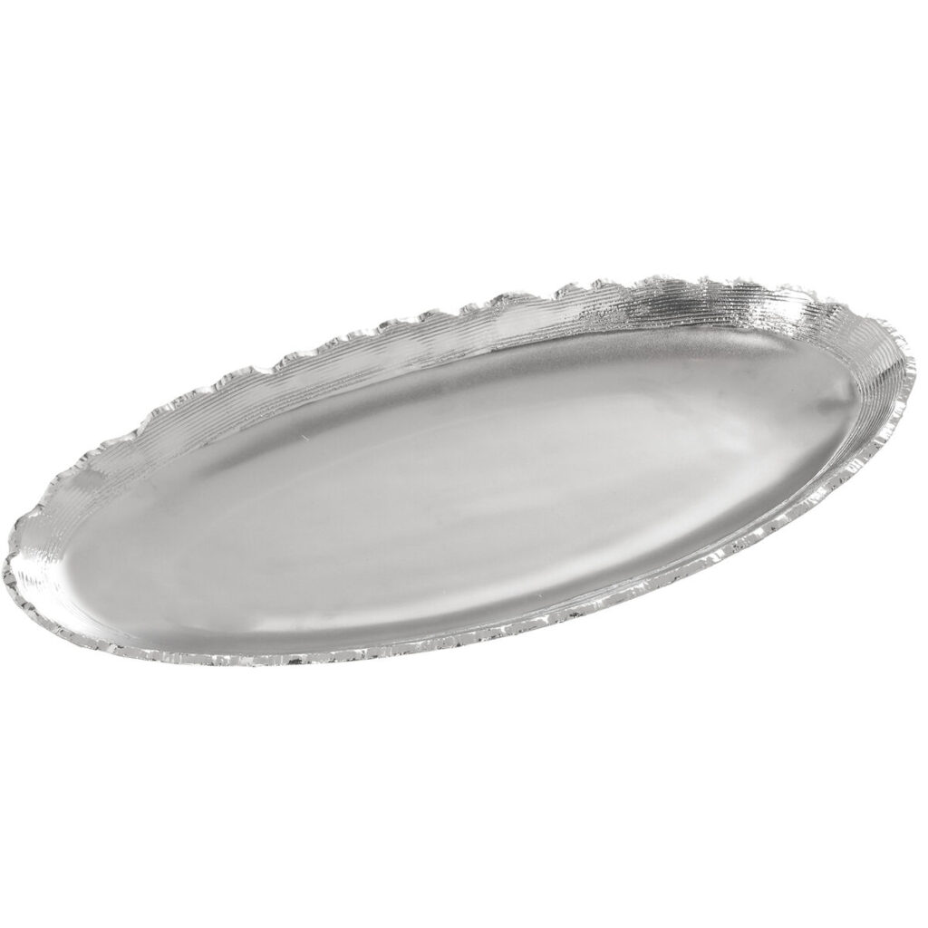 Κεντρικό Τραπεζιού Alexandra House Living Ασημί Κεραμικά 5 x 41 x 18 cm