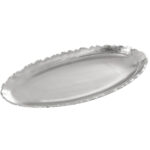 Κεντρικό Τραπεζιού Alexandra House Living Ασημί Κεραμικά 5 x 41 x 18 cm