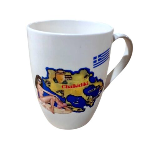 Σετ κεραμική κούπα Souvenir - 12pcs - Chalkidiki - 221202