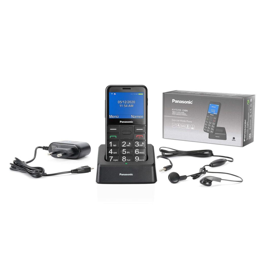 Κινητό Τηλέφωνο Panasonic KX-TU155EXBN 2,4" Μαύρο