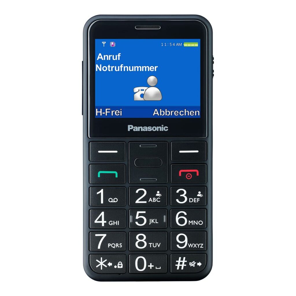 Κινητό Τηλέφωνο Panasonic KX-TU155EXBN 2,4" Μαύρο