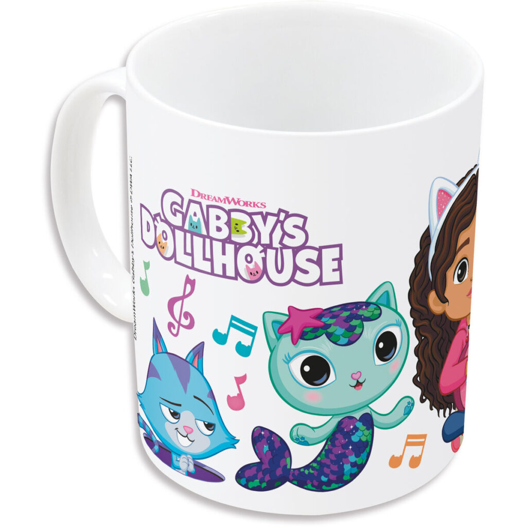 Κούπα Φλιτζάνι Gabby's Dollhouse Party Ανοιχτό Ροζ 350 ml 325 ml Κεραμικά Συσκευασία Δώρου