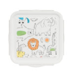 Κυτίο Γεύματος Safta Zoo Μπεζ 13 x 7.5 x 13 cm