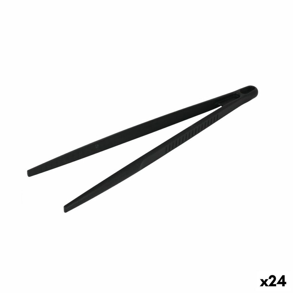 Λαβίδες Kουζίνας Quttin Μαύρο Νάιλον 28 x 8 x 1,7 cm (24 Μονάδες)