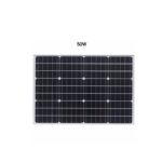Μονοκρυσταλλικό ηλιακό πάνελ - Solar Panel - 50W - 676128