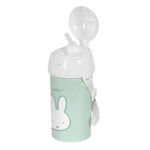Μπουκάλι με Καπάκι και Καλαμάκι Miffy Menta Μέντα PVC 500 ml