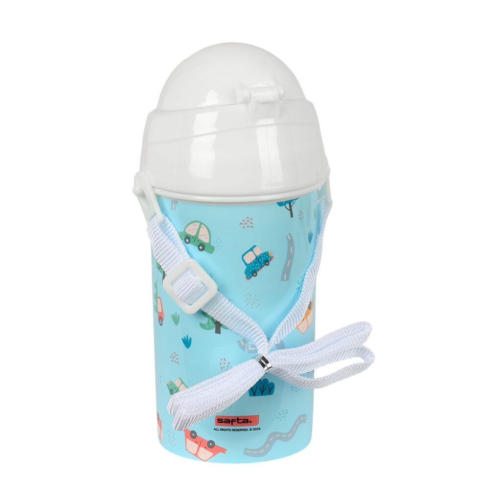 Μπουκάλι νερού Safta Coches Μπλε PVC 500 ml