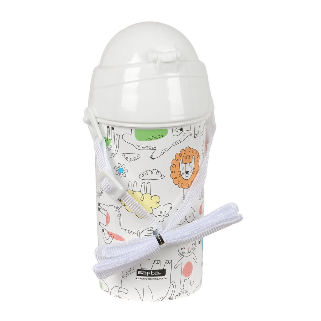 Μπουκάλι νερού Safta Zoo Μπεζ PVC 500 ml