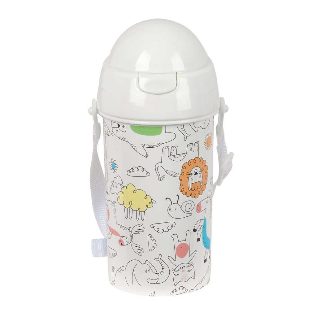 Μπουκάλι νερού Safta Zoo Μπεζ PVC 500 ml