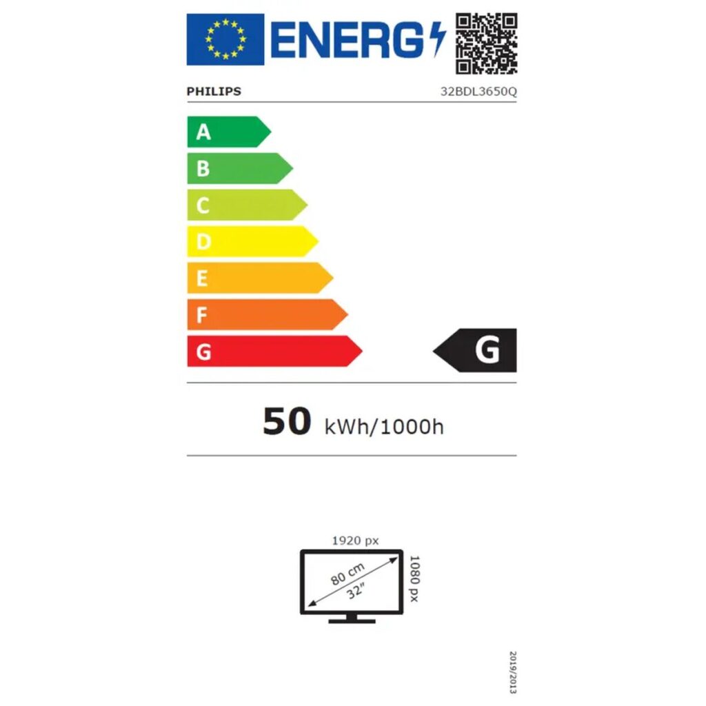 Οθόνη Videowall Philips 32BDL3650Q Full HD 32"