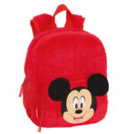 Παιδική Τσάντα Mickey Mouse Clubhouse Κόκκινο 22 x 27 x 10 cm
