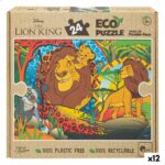 Παιδικό παζλ The Lion King Διπλή όψη 24 Τεμάχια 70 x 1,5 x 50 cm (12 Μονάδες)