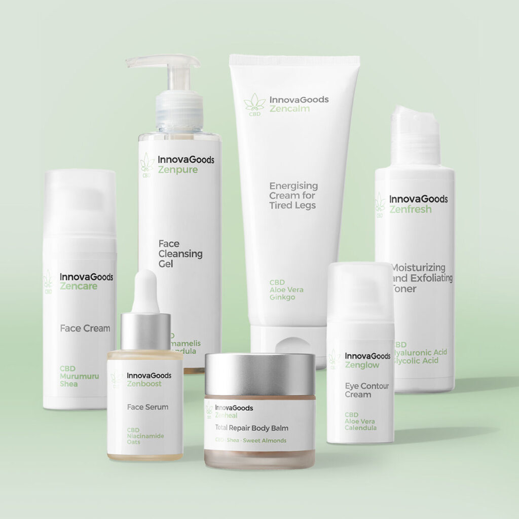 Πακέτο Ρουτίνας Προσώπου και Σώματος CBD InnovaGoods