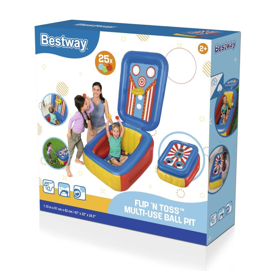 Πισίνα με Μπαλάκια Bestway Flip'N Toss 110 x 81 x 62 cm