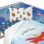 Προστάτης παχνιών HappyFriday Le Petit Prince Son avion Πολύχρωμο 210 x 40 cm