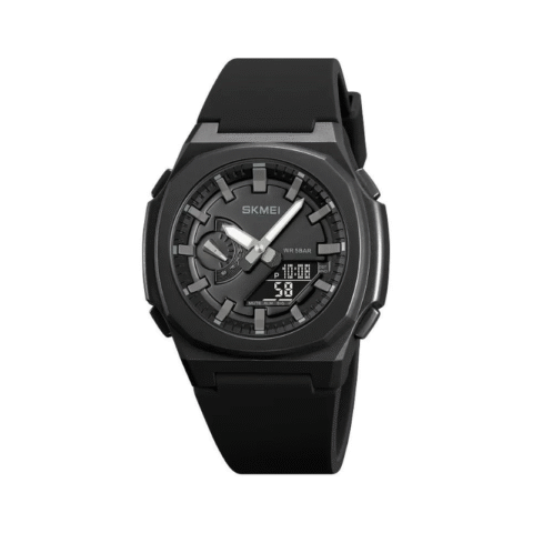 Ψηφιακό/αναλογικό ρολόι χειρός – Skmei - 2091 - Black/Black screen