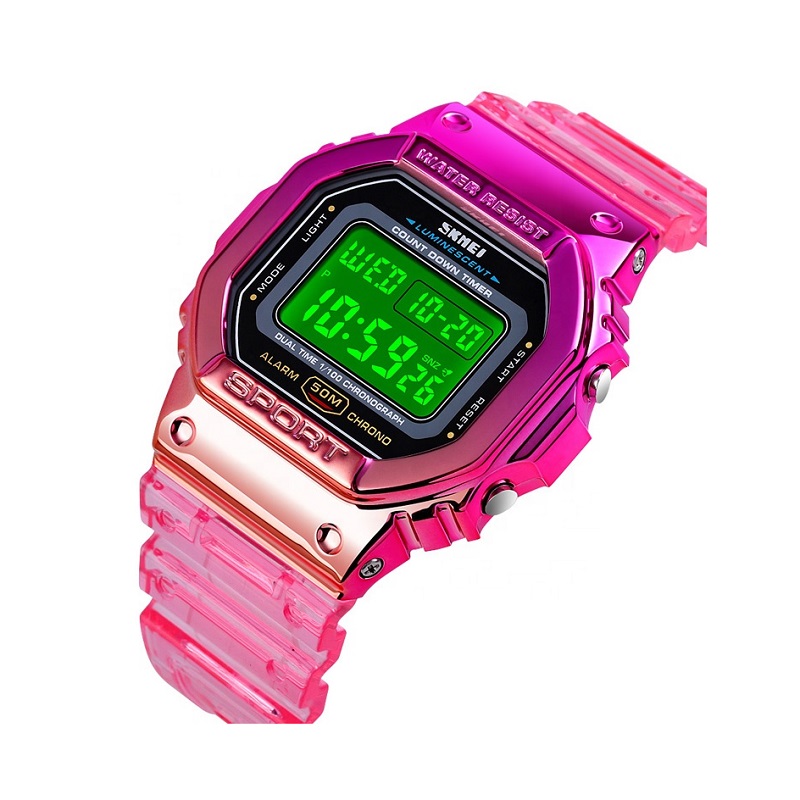 Ψηφιακό ρολόι χειρός – Skmei - 1622 - Fuchsia/Pink