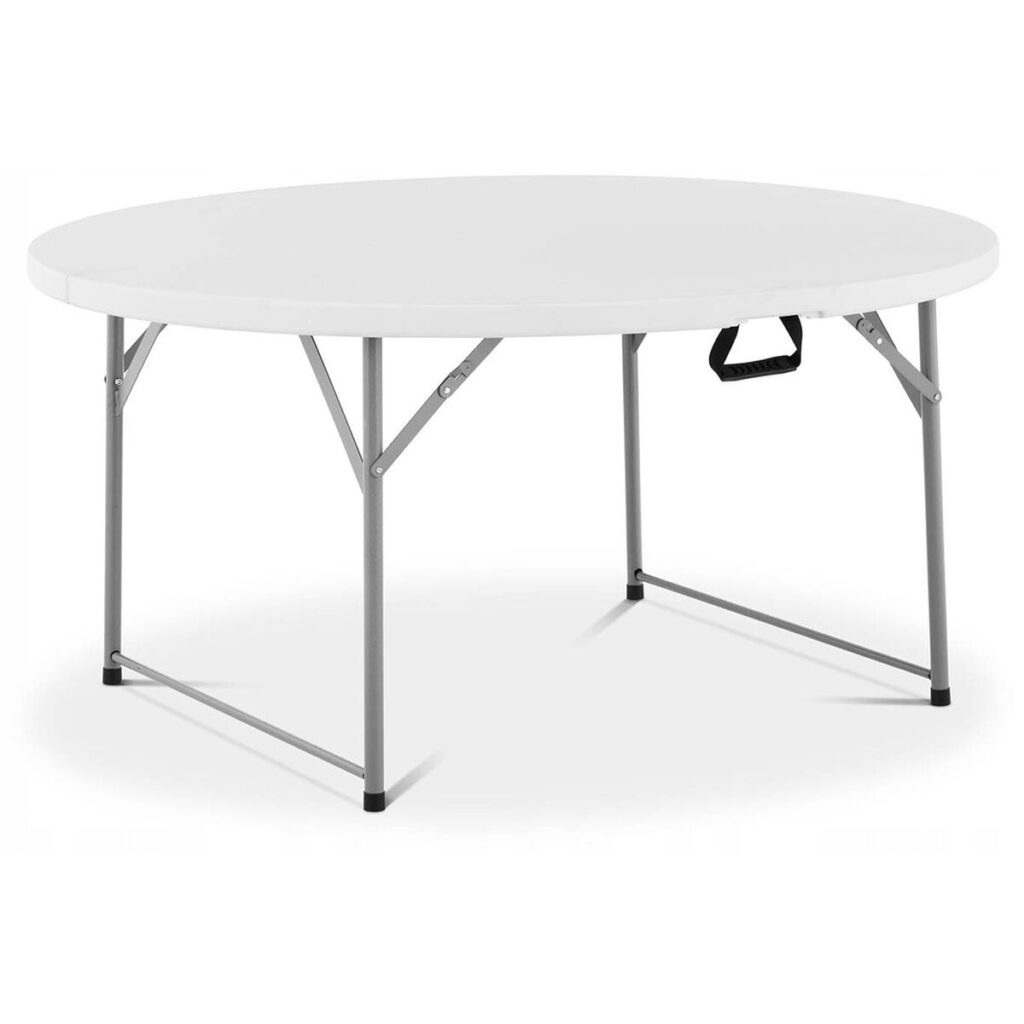 Πτυσσομενο τραπεζακι Marbueno Λευκό 122 x 74 x 122 cm