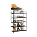 Ραφιέρα παπουτσιών 6 επιπέδων - YY8802-2 - 521803 - Black