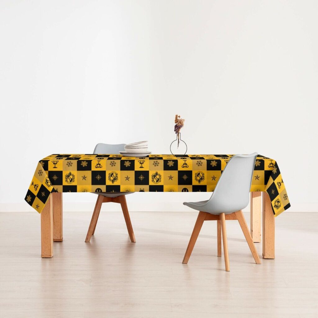 Ρητινωμένο τραπεζομάντηλο αντιλεκέδων Harry Potter Hufflepuff Πολύχρωμο 100 x 150 cm