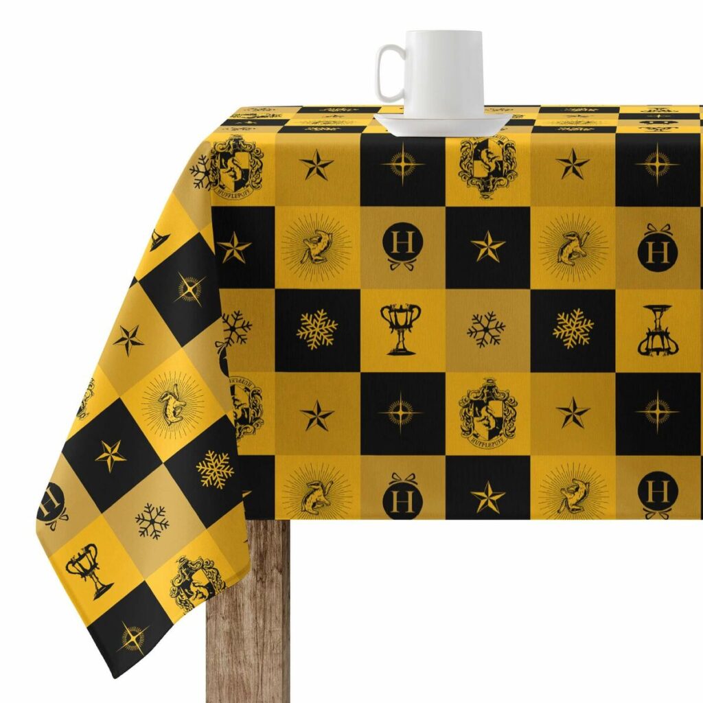 Ρητινωμένο τραπεζομάντηλο αντιλεκέδων Harry Potter Hufflepuff Πολύχρωμο 100 x 150 cm