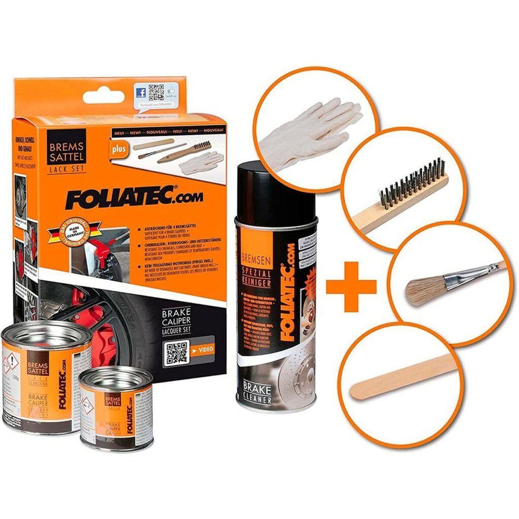 Ρύθμιση χρωμάτων Foliatec 2160 RACING Δαγκάνες Φρένων 3 Τεμάχια Κόκκινο