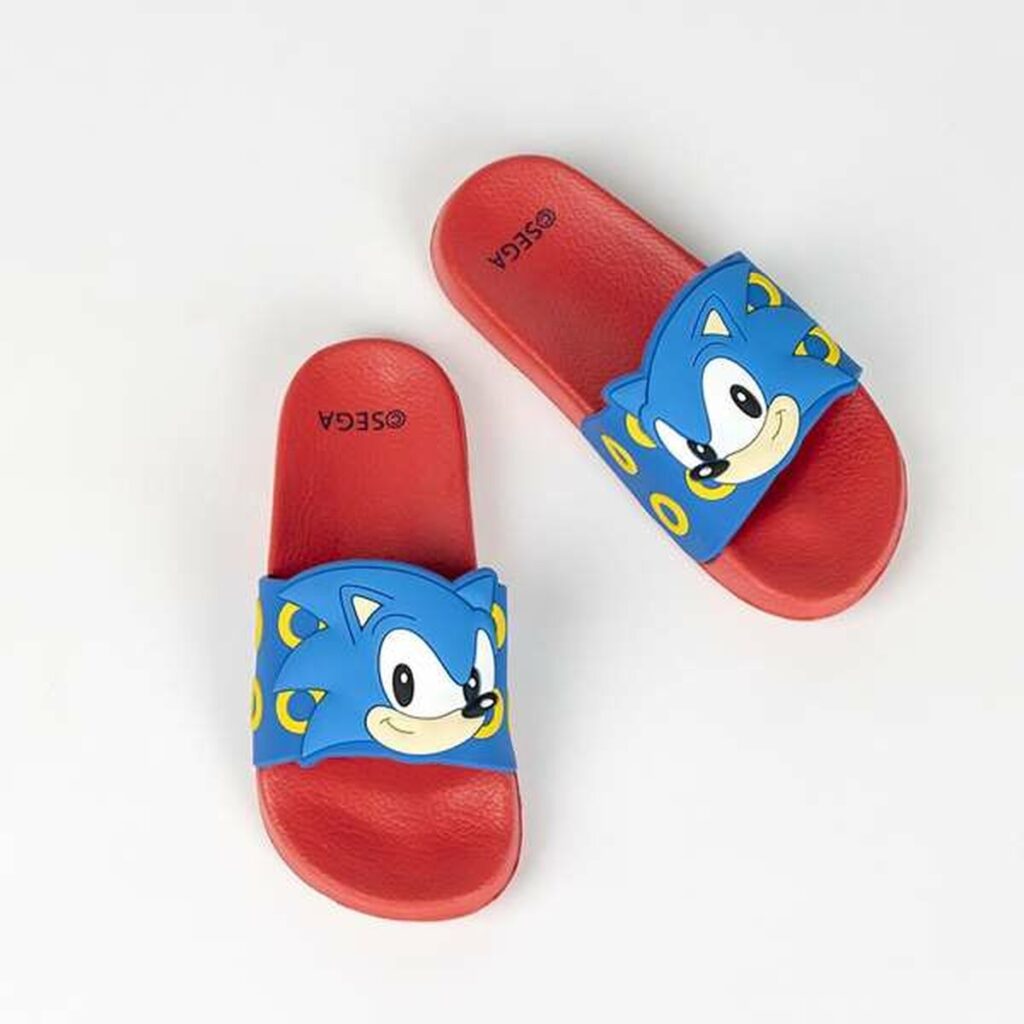 Σαγιονάρες για παιδιά Sonic Μπλε Κόκκινο