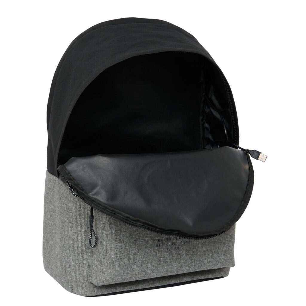 Σακίδιο για Laptop Eckō Unltd. Rhino Μαύρο Γκρι 31 x 44 x 18 cm